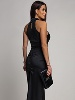 ELEGANCKA SUKIENKA MAXI Z CEKINAMI Iman CZARNA