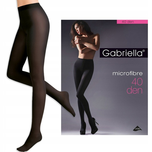 Rajstopy Microfibre 40 den Nero