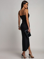 DOPASOWANA SUKIENKA MAXI Rachel CZARNA