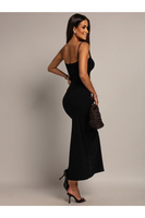 ELEGANCKA DOPASOWANA SUKIENKA MAXI MONIKA Czarny 