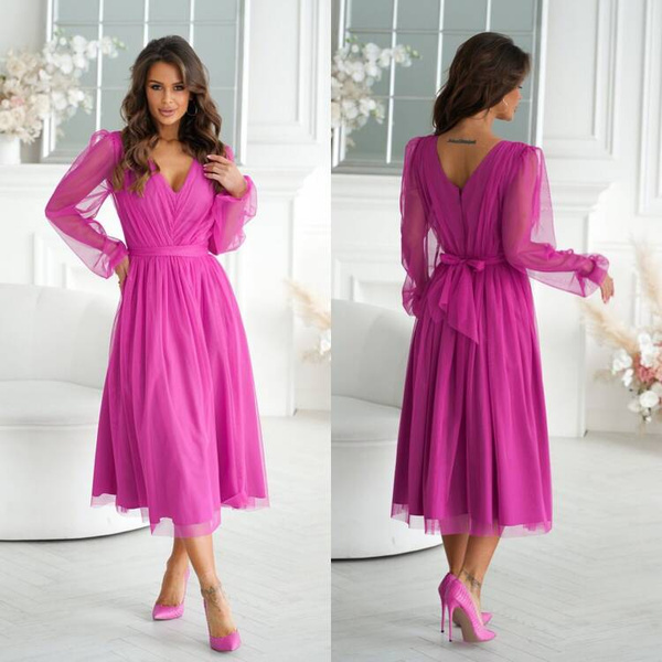 Elegancka SUKIENKA MIDI Z BROKATOWĄ SIATKĄ- biskupi