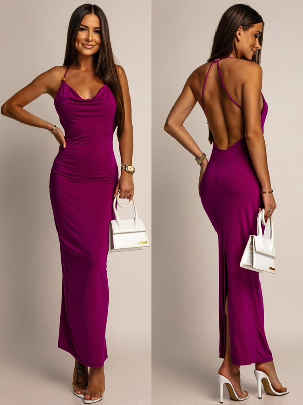 DOPASOWANA SUKIENKA MAXI Anisa fuksja