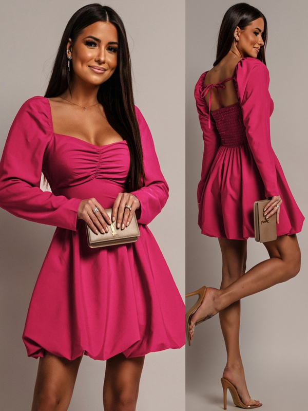 SUKIENKA MINI BOMBKA hiszpanka  Dances fuksja